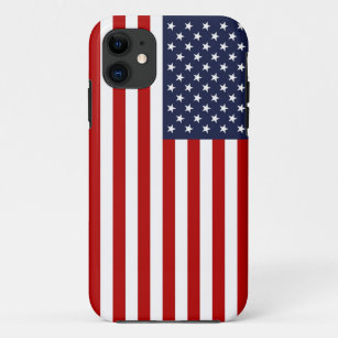 Funda Para iPhone 11 Bandera estadounidense