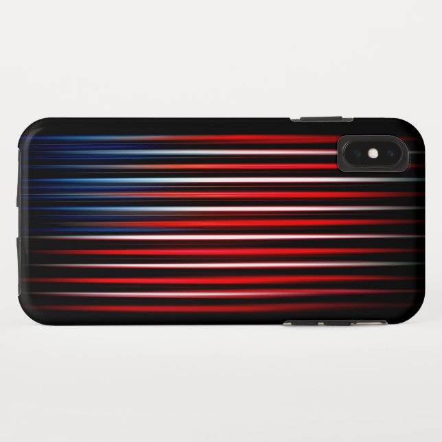 Funda De Case-Mate Para iPhone Bandera estadounidense (Reverso (horizontal))