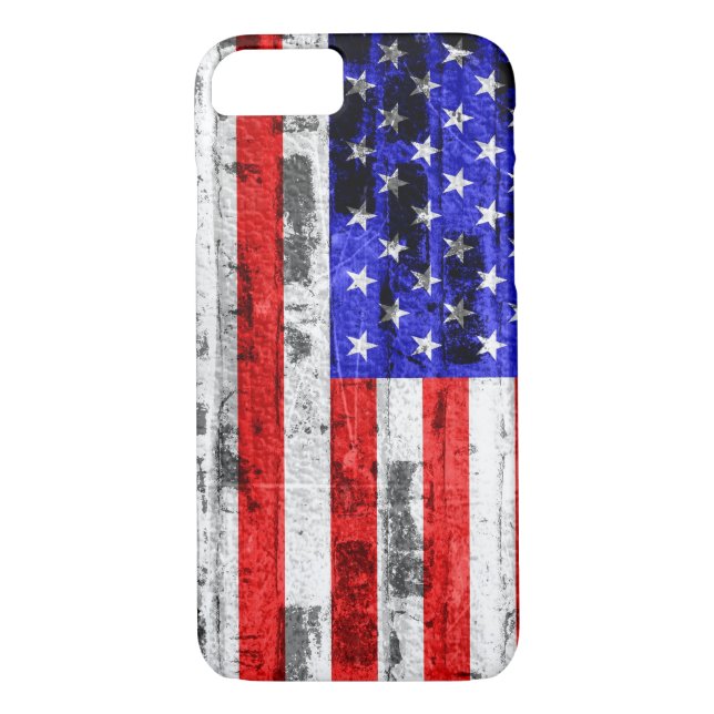 Funda De Case-Mate Para iPhone Bandera estadounidense #10 (Reverso)