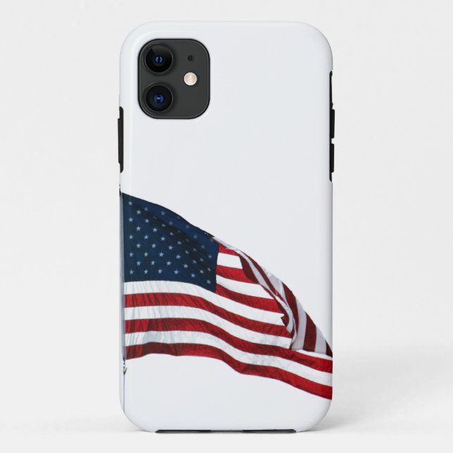 Funda De Case-Mate Para iPhone Bandera estadounidense 2371 (Reverso)