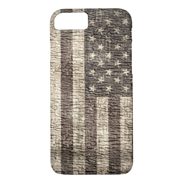Funda De Case-Mate Para iPhone Bandera estadounidense #3 (Reverso)