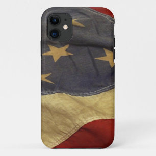 Funda Para iPhone 11 Bandera estadounidense angustiada