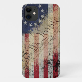 Funda Para iPhone 11 Bandera estadounidense Betsy Ross