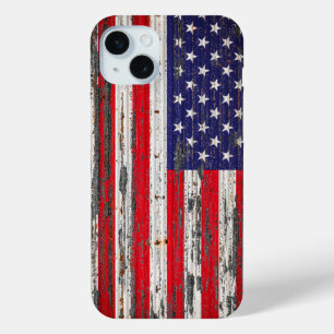 Funda Para iPhone 15 Mini Bandera estadounidense de Estados Unidos