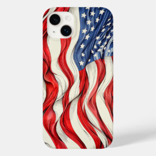 Funda Para iPhone 14 Plus De Case-Mate Bandera estadounidense de los Estados Unidos