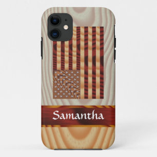 title_seo2 Bandera estadounidense de madera de imitación