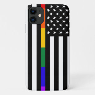 Funda Para iPhone 11 Bandera estadounidense LGBTQ