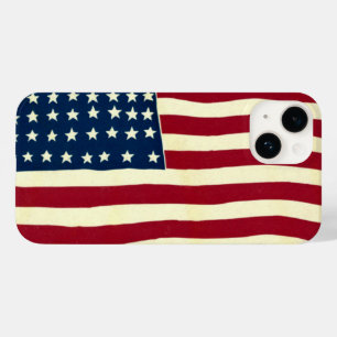 Funda Para iPhone 14 De Case-Mate Bandera estadounidense patriótica vintage, cuatro