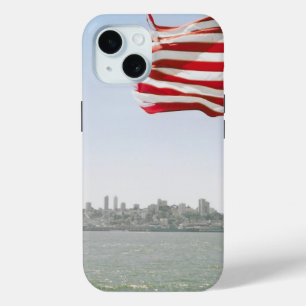 Funda Para iPhone 15 Bandera estadounidense y costa