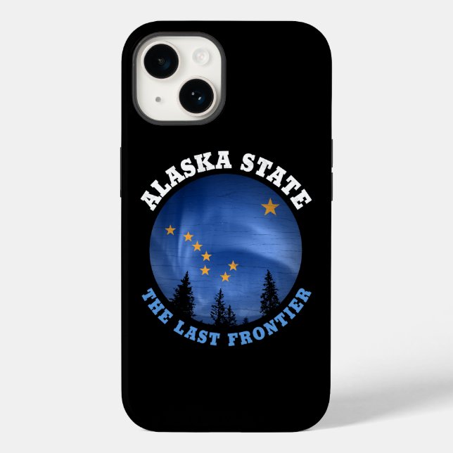 FUNDA DE Case-Mate PARA iPhone BANDERA ESTATAL DE ALASKA (Reverso )