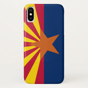 Funda Para iPhone X Bandera Estatal de Arizona