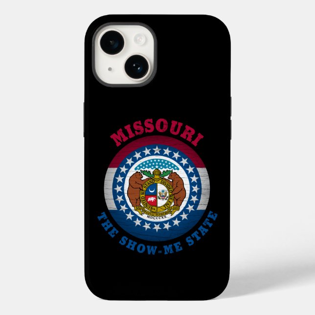 FUNDA DE Case-Mate PARA iPhone BANDERA ESTATAL MISSOURI SHOW-ME (Reverso )