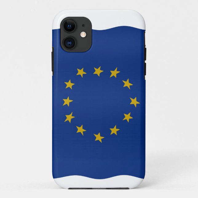 Funda De Case-Mate Para iPhone Bandera europea (Reverso)