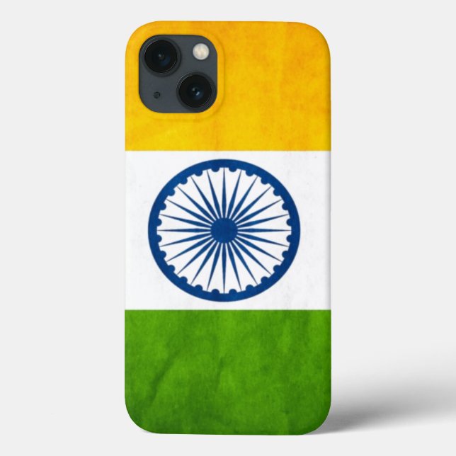 Funda De Case-Mate Para iPhone Bandera india (Reverso)