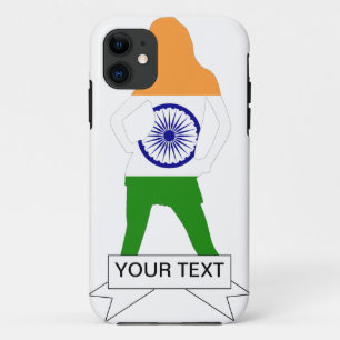 Funda Para iPhone 11 Bandera india de cualquier color