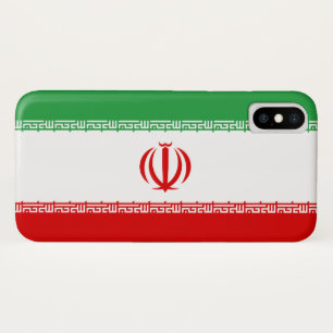 Funda Para iPhone X Bandera iraní (Irán) (persa)