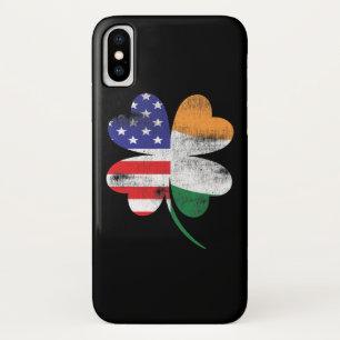 Funda Para iPhone X BANDERA IRLANDESA AMERICANA Irlanda Shamrock St Pa