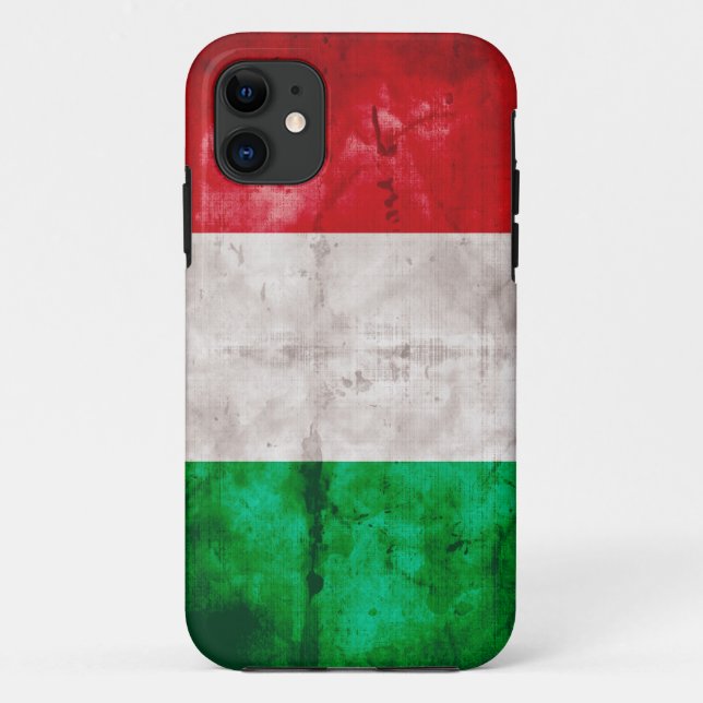 Funda De Case-Mate Para iPhone Bandera italiana (Reverso)