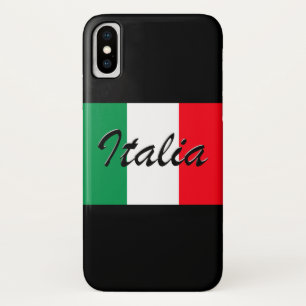 Funda Para iPhone X Bandera italiana - Alta calidad