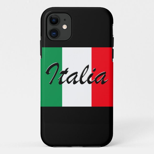 Funda De Case-Mate Para iPhone Bandera italiana - Alta calidad (Reverso)