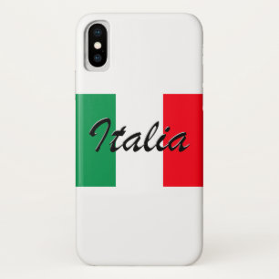 Funda Para iPhone X Bandera italiana - Alta calidad