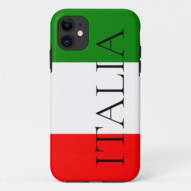 Funda De Case-Mate Para iPhone Bandera italiana Gran ITALIA (Reverso)