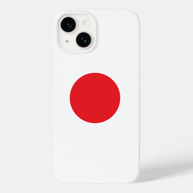 Funda De Case-Mate Para iPhone Bandera japonesa (Reverso )