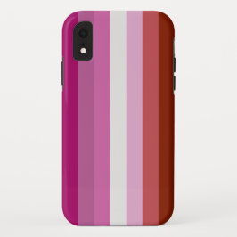 Funda Para iPhone XR Bandera lesbiana