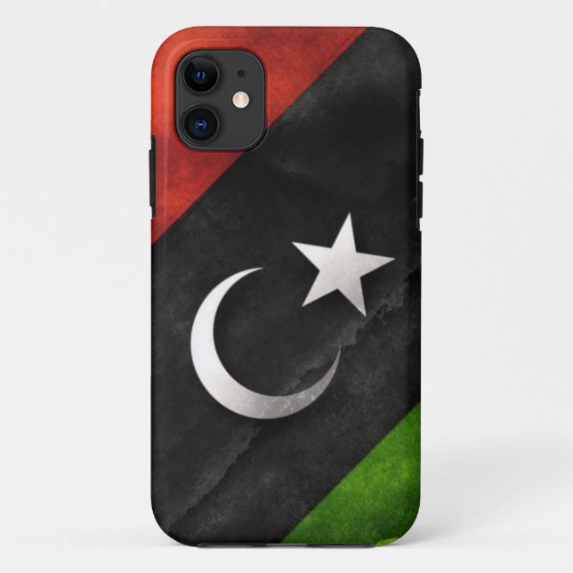 Funda De Case-Mate Para iPhone Bandera libia (Reverso)