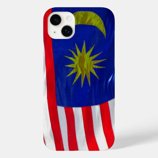 Funda De Case-Mate Para iPhone bandera malaya (Reverso )