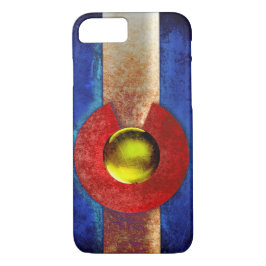 Funda Para iPhone 8/7 Bandera metalizado aherrumbrada de Colorado