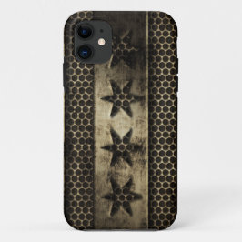 Funda Para iPhone 11 Bandera metalizado sucia de Chicago