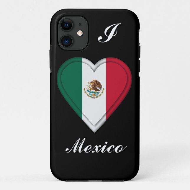 Funda De Case-Mate Para iPhone Bandera mexicana de México (Reverso)