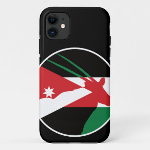 Funda Para iPhone 11 Bandera nacional animal jordana oryx árabe jordana