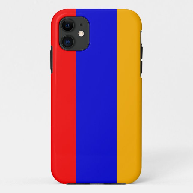 Funda De Case-Mate Para iPhone Bandera nacional de Armenia (Reverso)