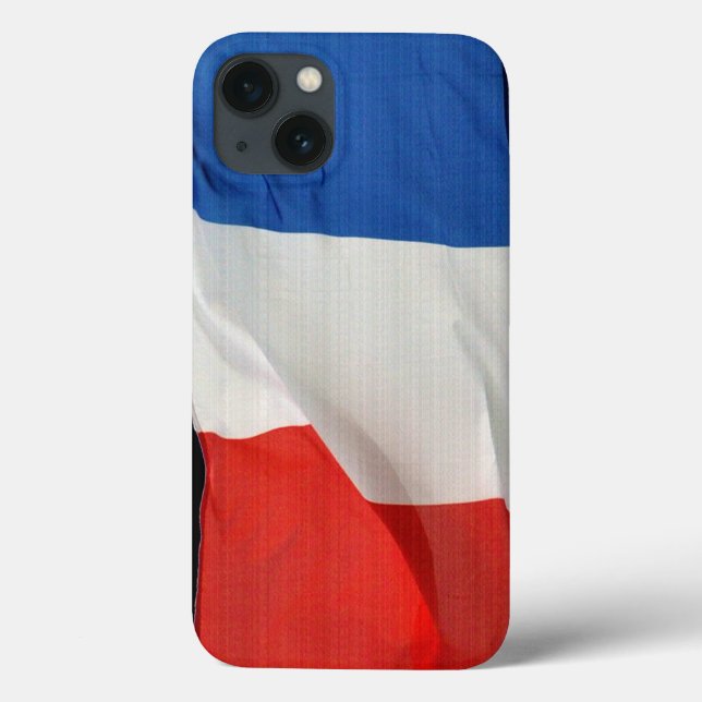 Funda De Case-Mate Para iPhone Bandera Nacional de Francia Caso de teléfono Patri (Reverso)