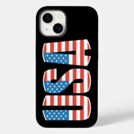 Funda Para iPhone 14 De Case-Mate Bandera Nacional Personalizada de EE. UU.