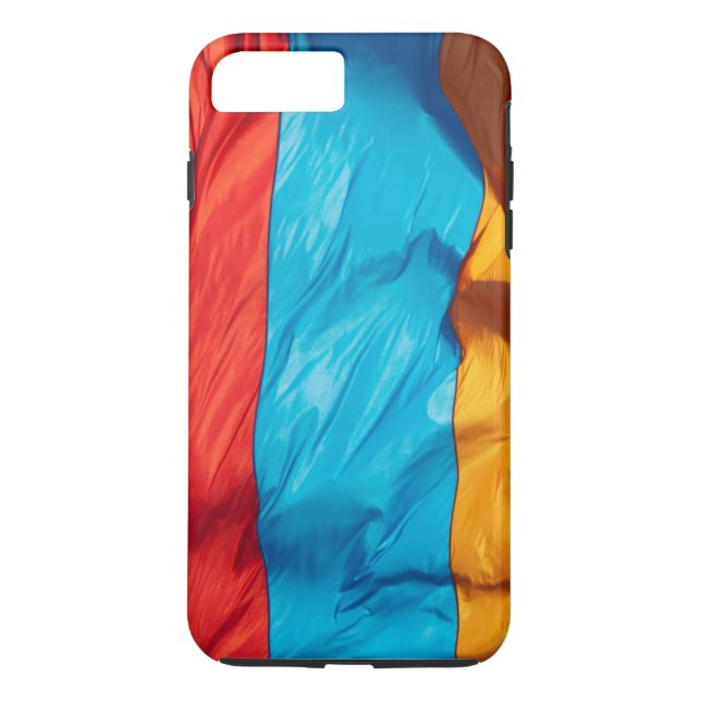 Funda De Case-Mate Para iPhone Bandera ondeando Armenia (Reverso)