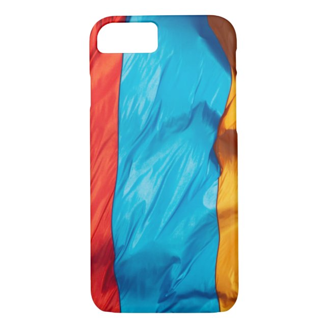 Funda De Case-Mate Para iPhone Bandera ondeando Armenia (Reverso)