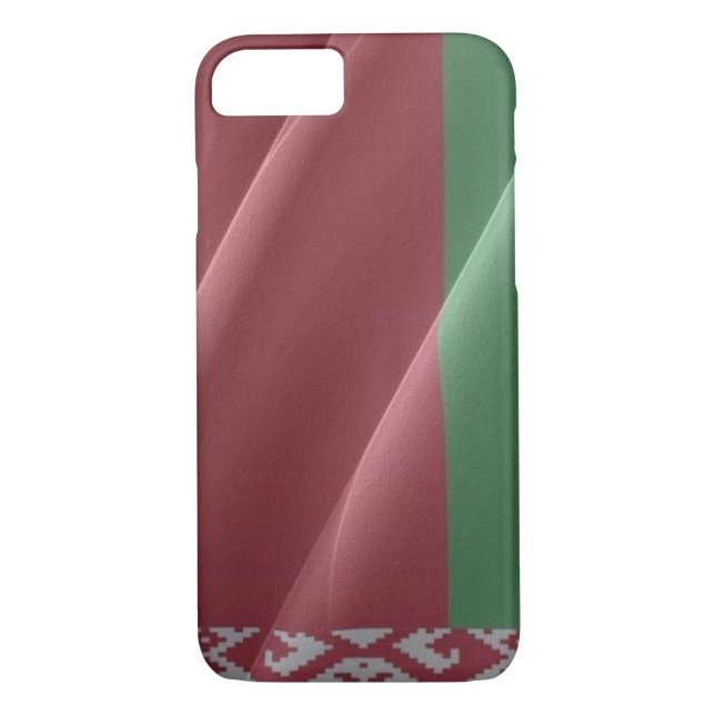 Funda De Case-Mate Para iPhone Bandera ondeando Bielorrusia - (Reverso)