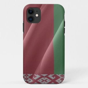 Funda Para iPhone 11 Bandera ondeando Bielorrusia -
