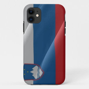 Funda Para iPhone 11 Bandera ondeando Eslovenia -