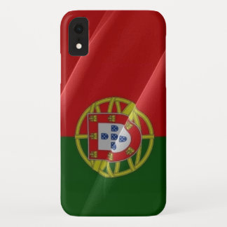 Funda Para iPhone XR Bandera ondeando Portugal -