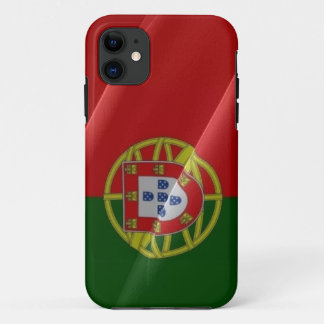 Funda Para iPhone 11 Bandera ondeando Portugal -