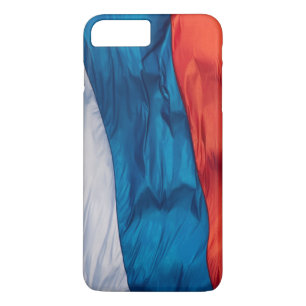 Funda Para iPhone 8 Plus/7 Plus Bandera ondeando Rusia