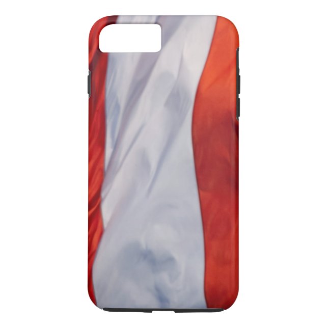 Funda De Case-Mate Para iPhone Bandera onduladora de Letonia (Reverso)