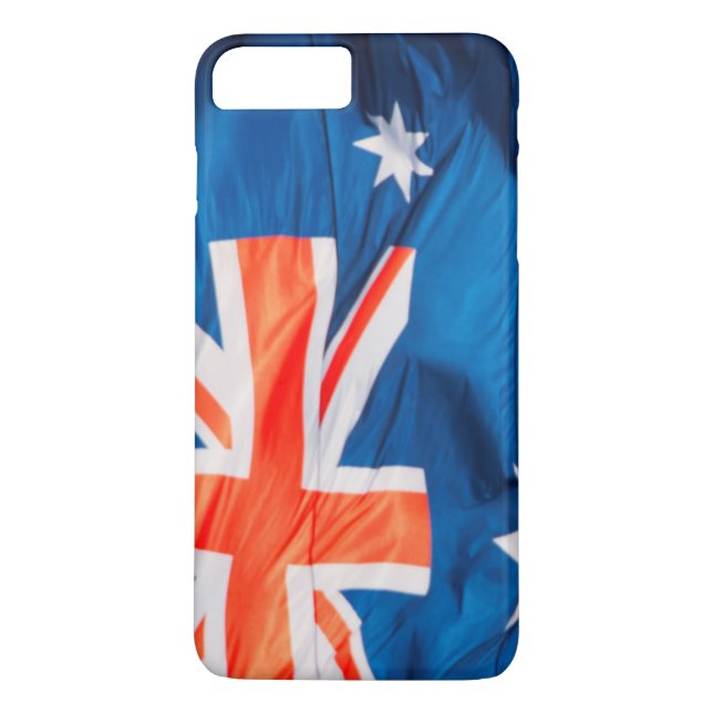Funda De Case-Mate Para iPhone Bandera ondulante de Australia (Reverso)
