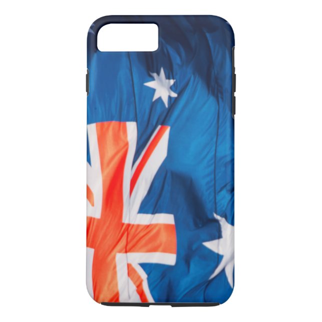 Funda De Case-Mate Para iPhone Bandera ondulante de Australia (Reverso)