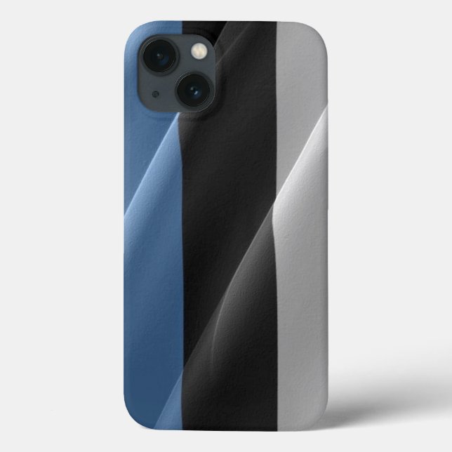 Funda De Case-Mate Para iPhone Bandera ondulante de Estonia - (Reverso)