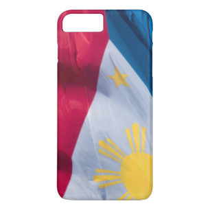 Funda Para iPhone 8 Plus/7 Plus Bandera ondulante de Filipinas